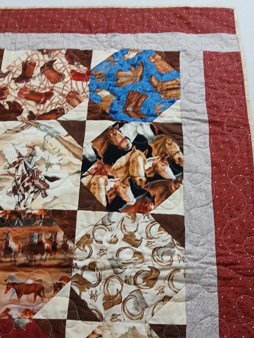 Handmade Horse Quilt